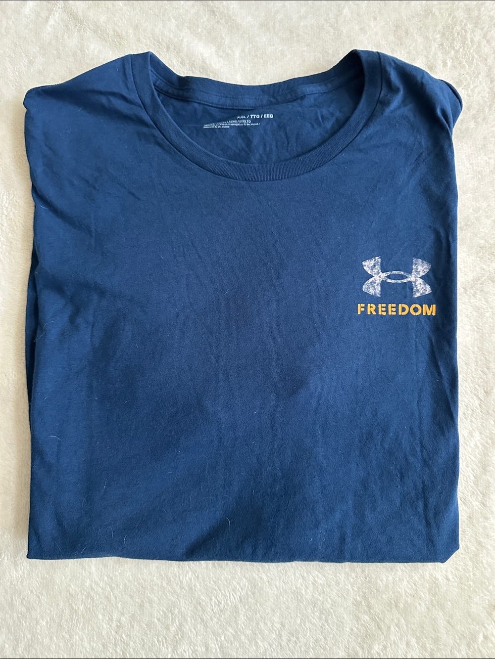 Under Armour Navy By SeaShort Sleeve Tee XXL - Picture 2 of 5